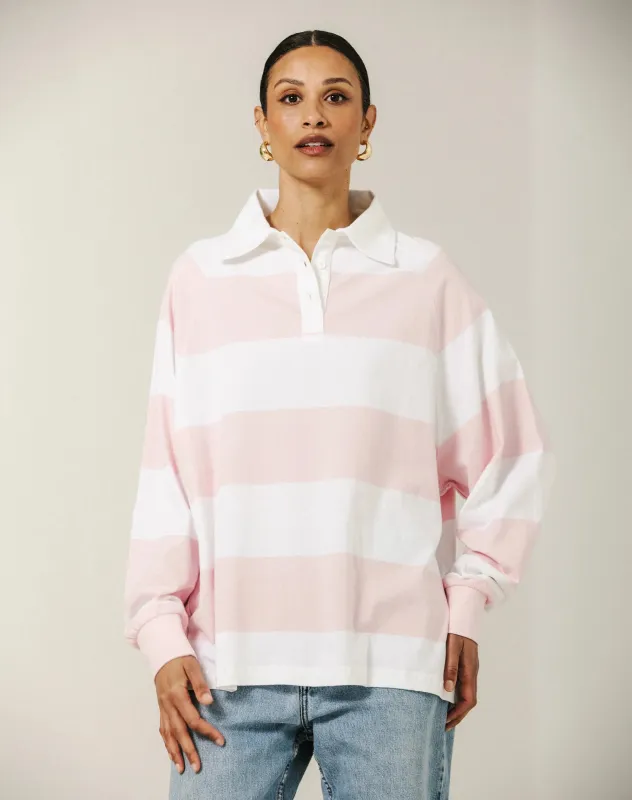 Rugby Polo Shirt | Rosé made by Brunette The Label