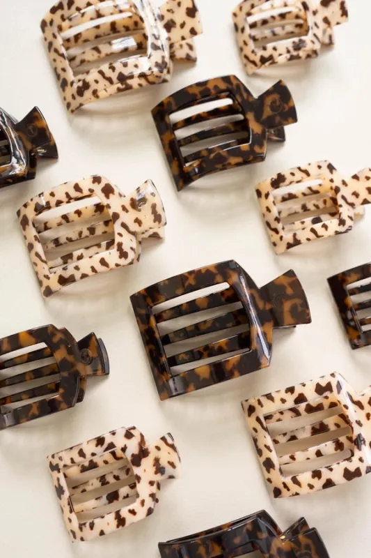 Flat Square Claw Clips | Medium made by Bella Chic