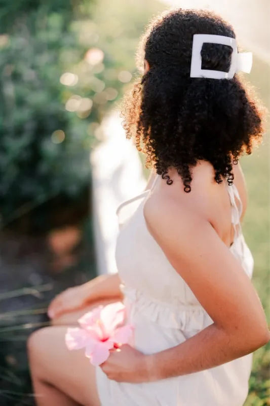 Flat Square Claw Clips | Large made by Bella Chic