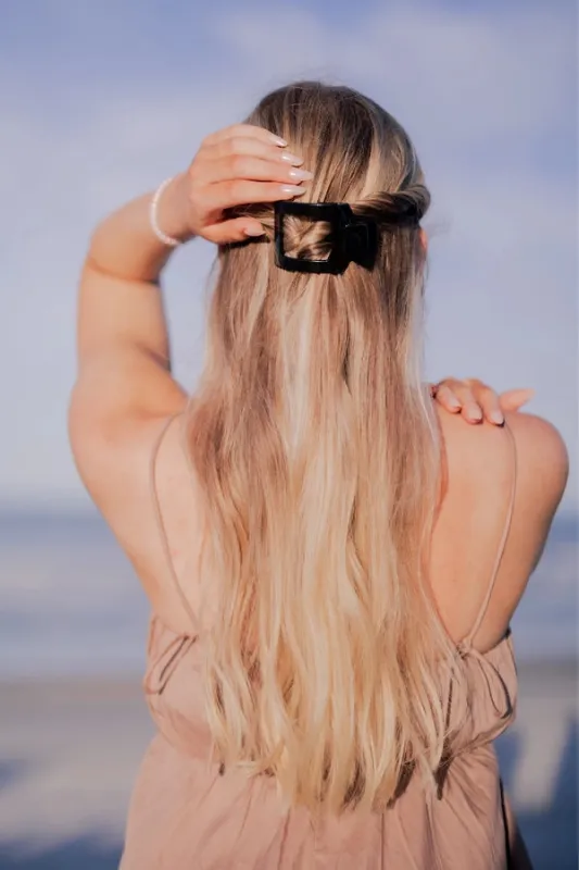 Flat Square Claw Clips | Small sold by Bella Chic