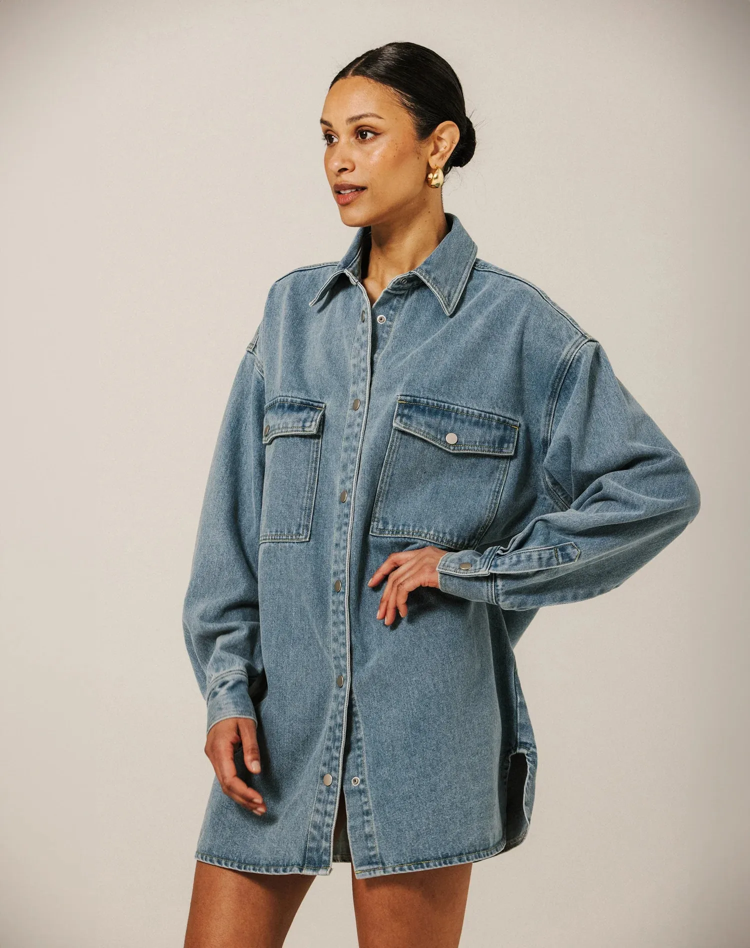 Shania Denim Jacket | Vintage Denim sold by Bella Chic product image thumbnail 3