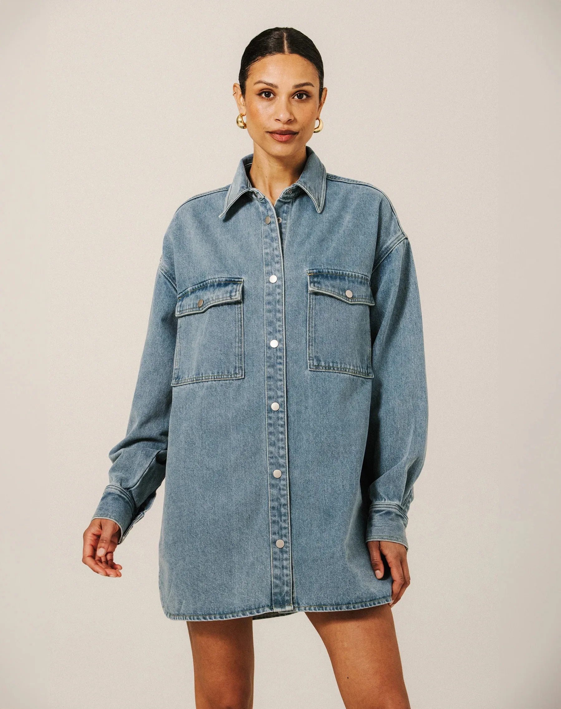 Shania Denim Jacket | Vintage Denim sold by Bella Chic