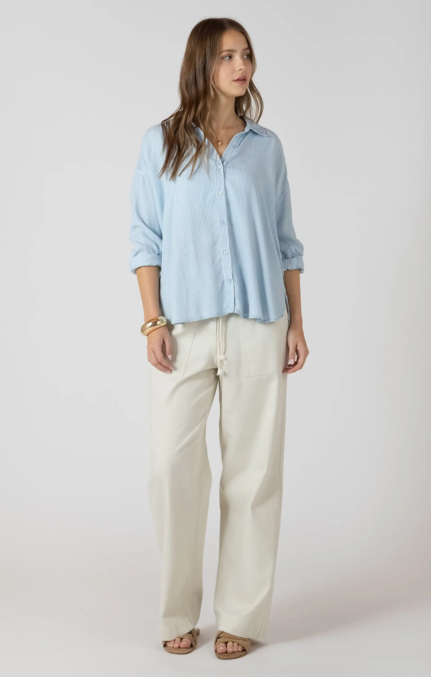 Relaxed Button Front Shirt sold by Bella Chic product image thumbnail 3