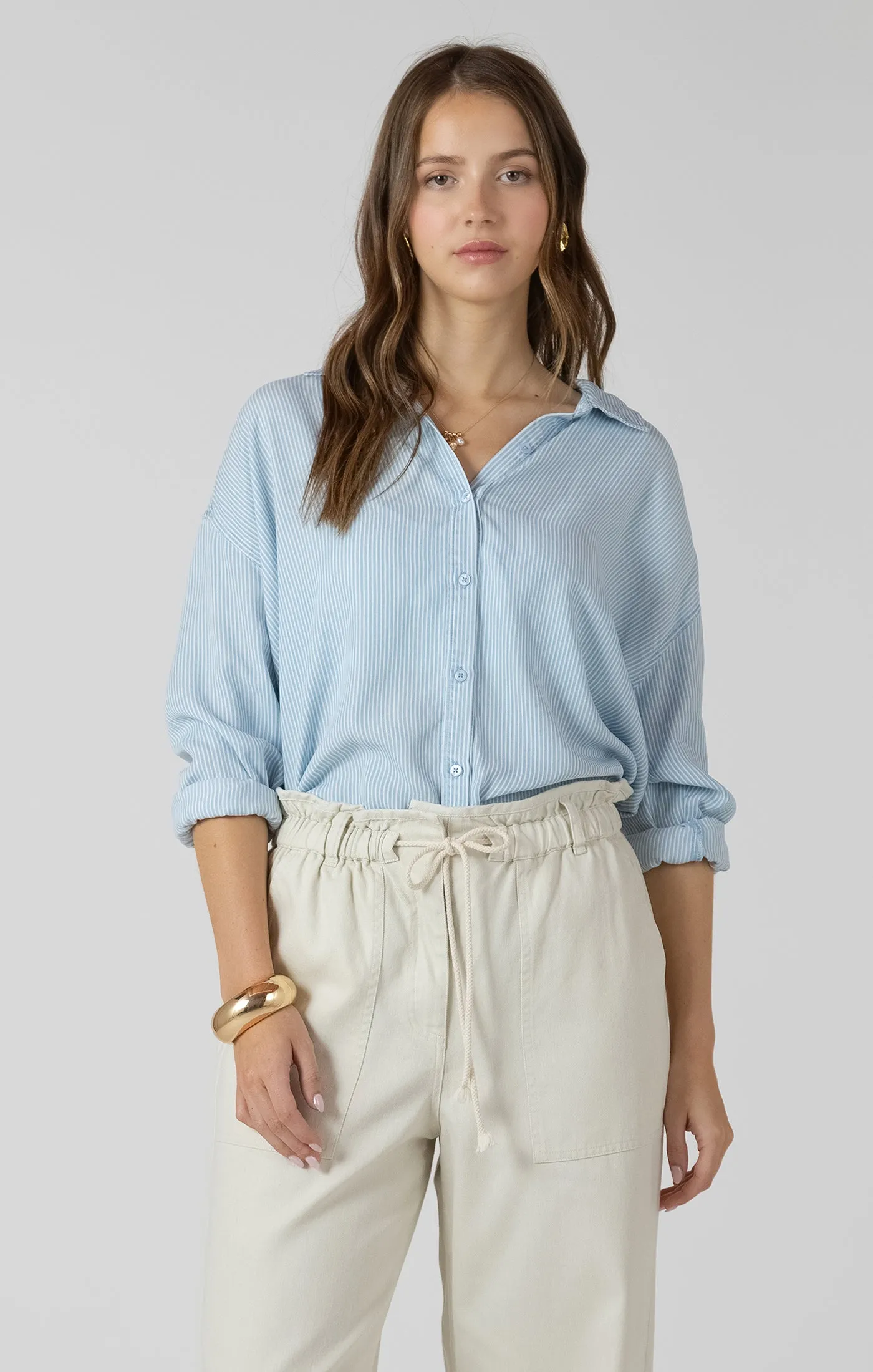Relaxed Button Front Shirt sold by Bella Chic product image thumbnail 4