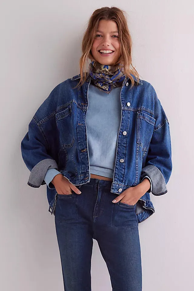 We The Free Opal Swing Denim Jacket | Got The Blues sold by Bella Chic