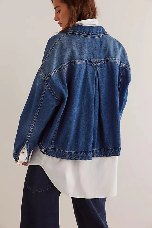 We The Free Opal Swing Denim Jacket | Got The Blues sold by Bella Chic product image thumbnail 5
