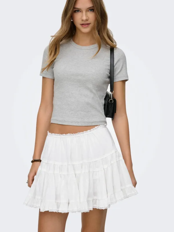 Campiri Frill Skort | Cloud Dancer made by Only