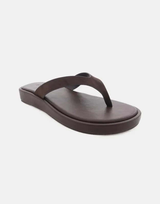 Orianna Sandal | Dark Cacao Suede made by Billini
