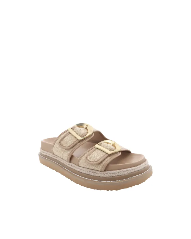 Anora Sandal | Natural Raffia made by Billini