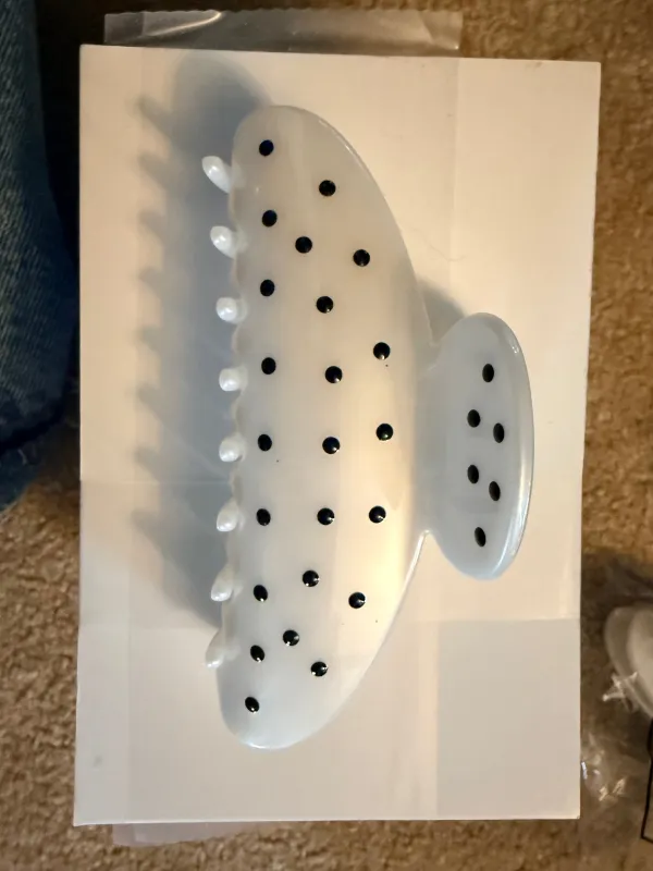 Classic Polka Dot Claw Clip made by Bella Chic