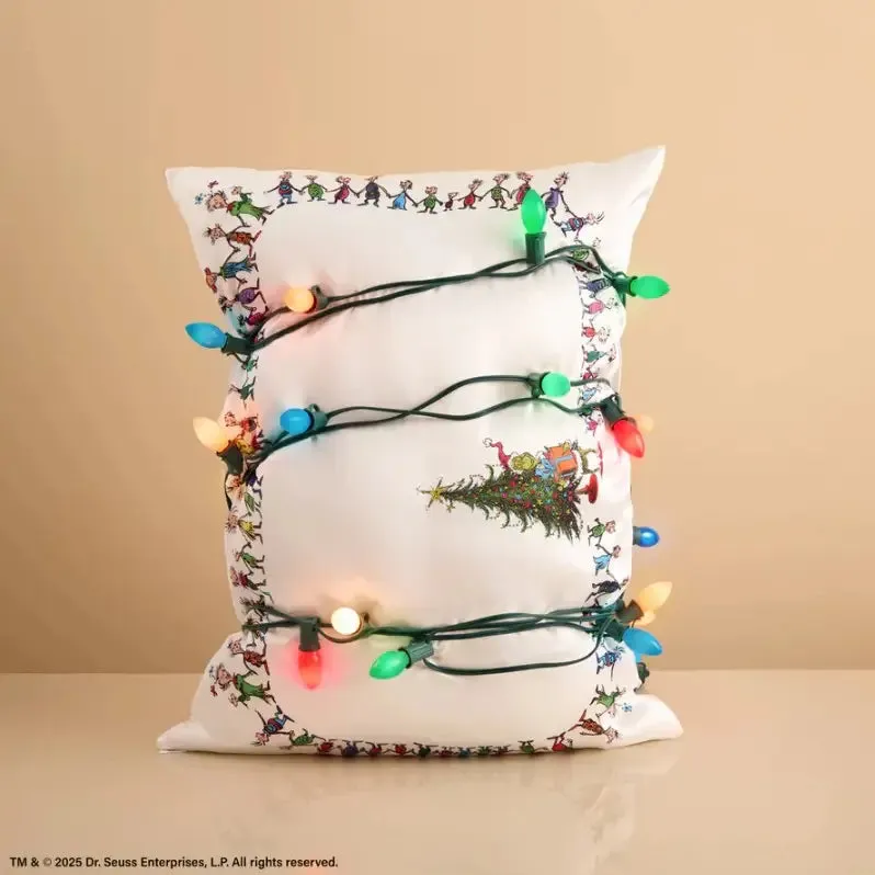 The Grinch X Kitsch Satin Pillowcase sold by Bella Chic product image thumbnail 4