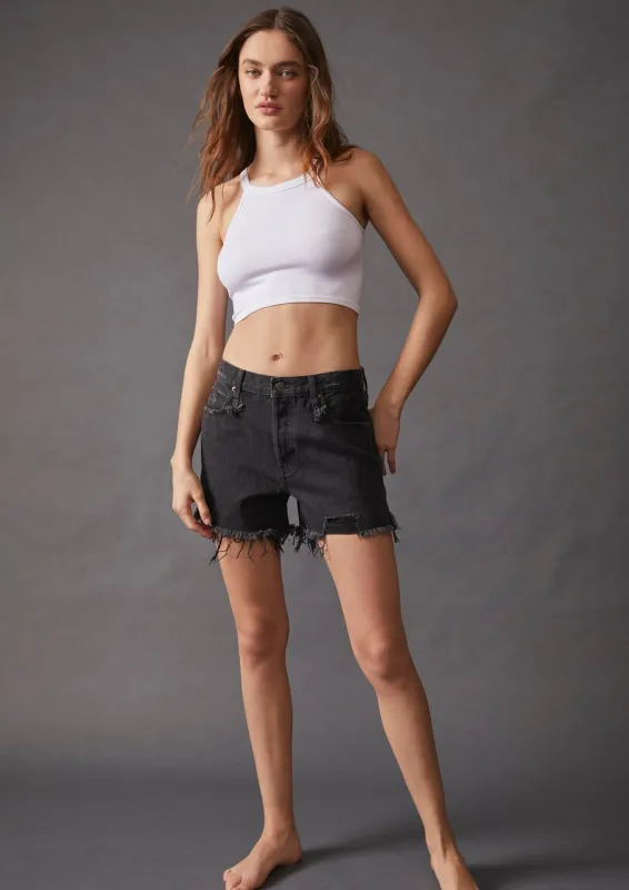 Makai Cut Off Shorts | Washed Black made by Free People