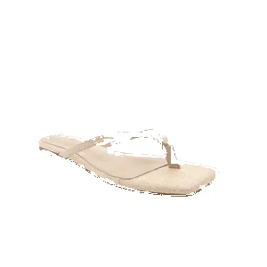 Tove Sandal | Natural Raffia sold by Bella Chic