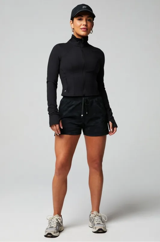 Perfect Storm Cropped Train Jacket made by Fabletics