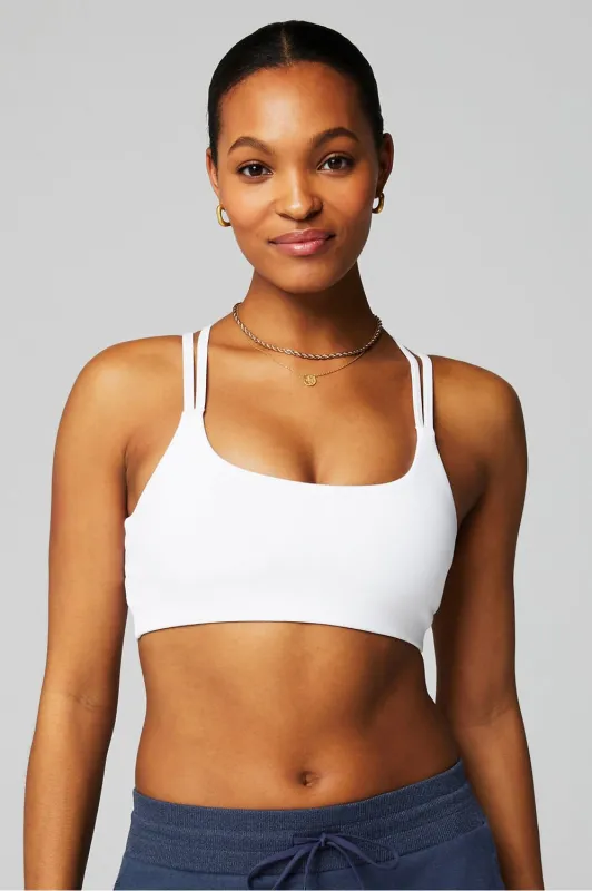 Principal Low Impact Bra | White made by Fabletics