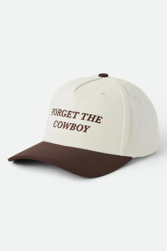 Forget The Cowboy Netplus Snapback made by Brixton