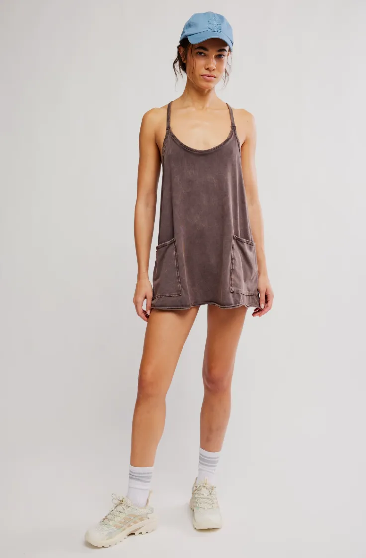 Hot Shot Mini Dress | Chocolate sold by Bella Chic