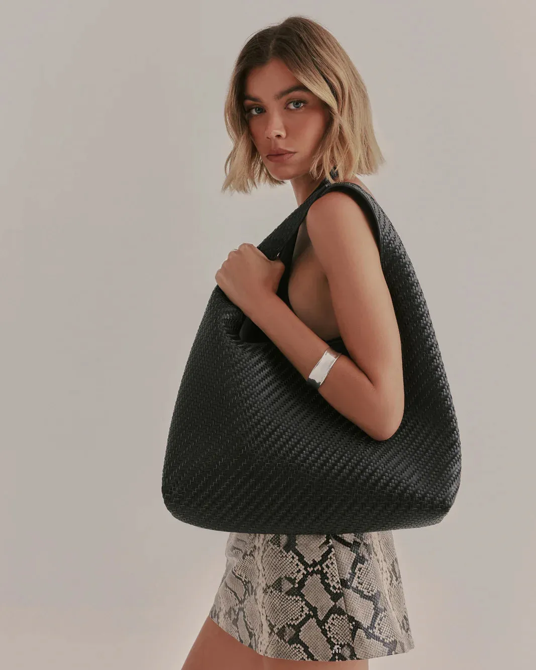 Everly Shoulder Bag | Black sold by Bella Chic