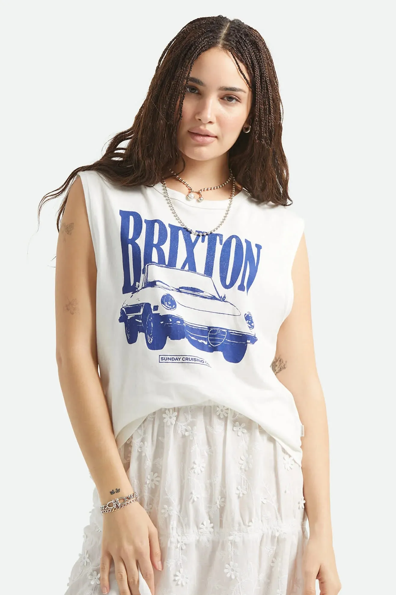Sunday Cruising Club Muscle Tank sold by Bella Chic