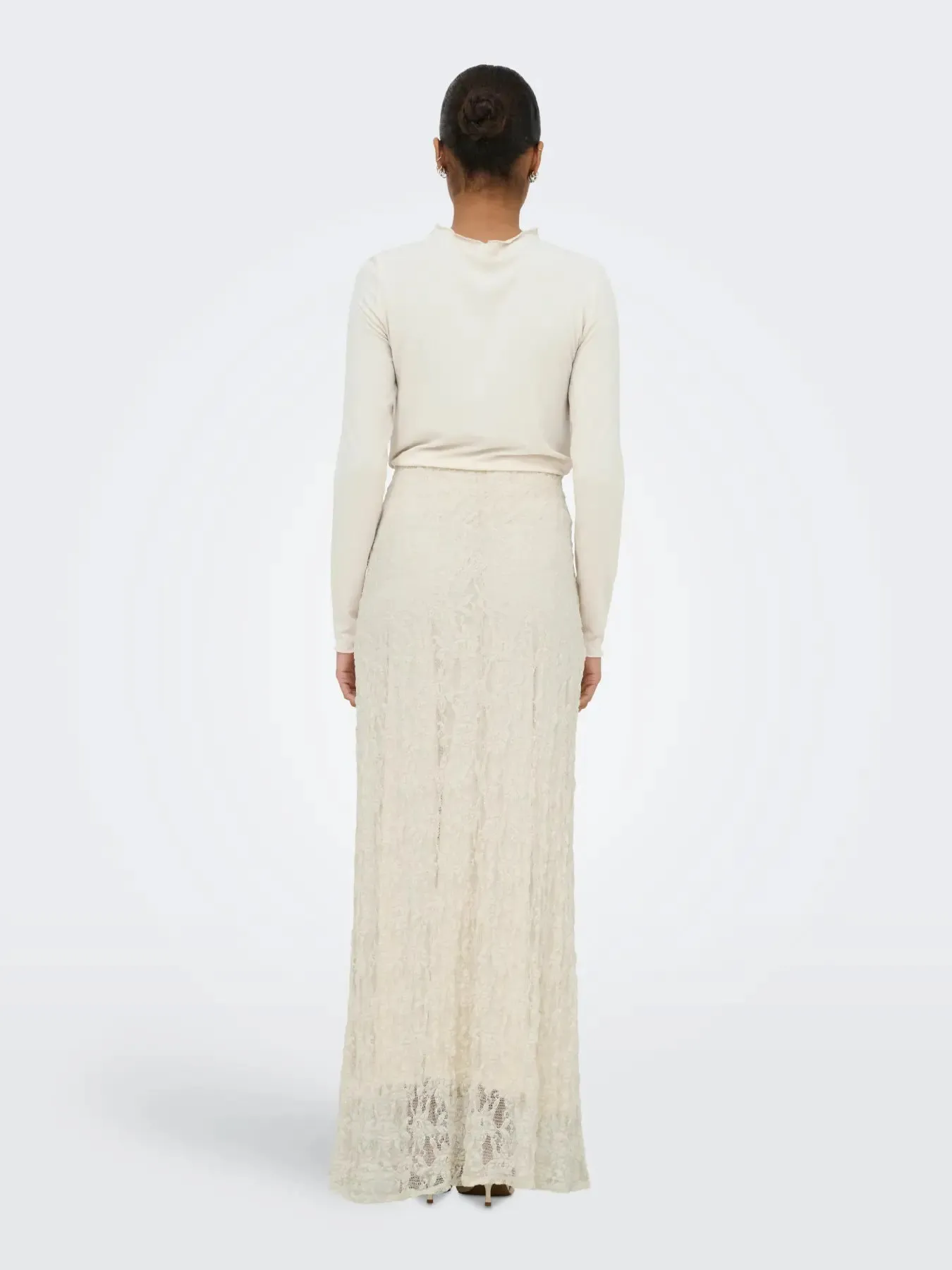 Albina Long Lace Skirt | Birch sold by Bella Chic product image thumbnail 2