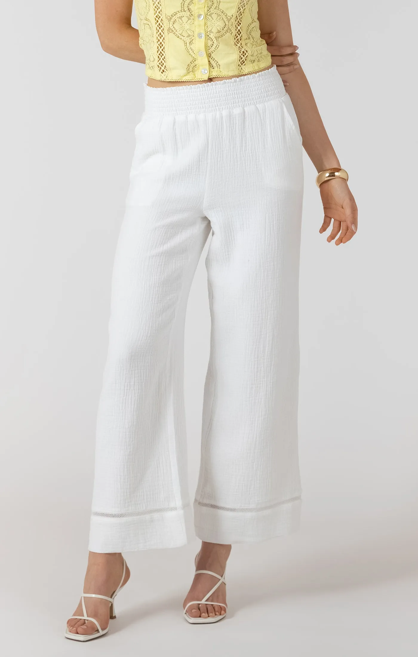 Coastline Pant | White sold by Bella Chic product image thumbnail 2