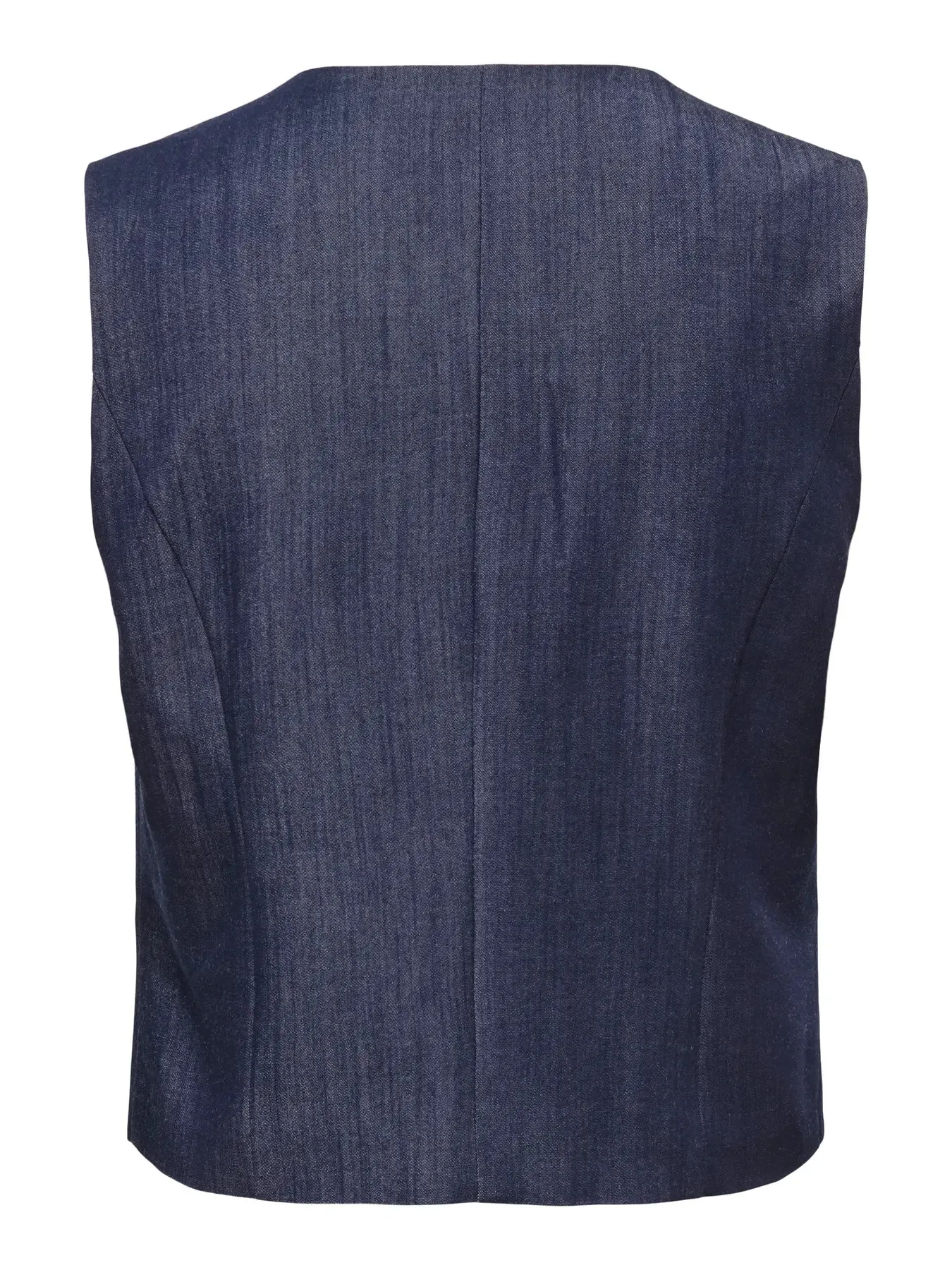 Malena Round Neck Vest | Navy Melange sold by Bella Chic product image thumbnail 2