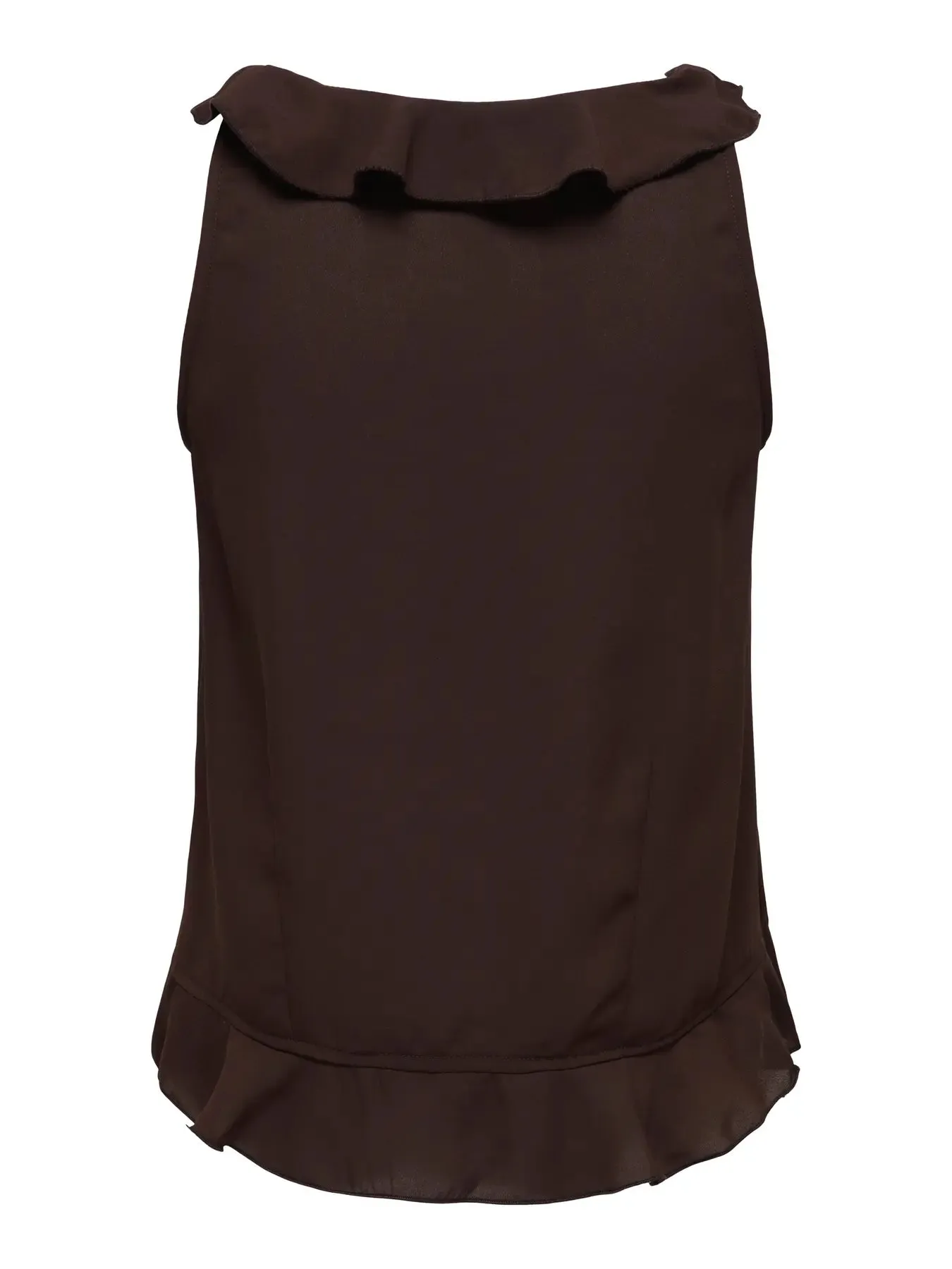 Monet Flowy Ruffle Top | Chocolate Martini sold by Bella Chic product image thumbnail 2