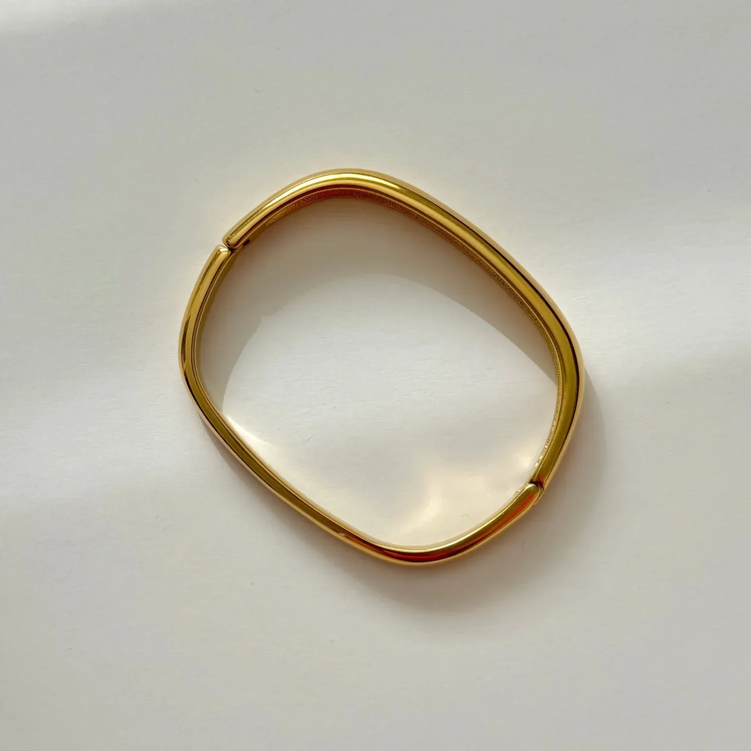 Rectangle Cuff Bracelet | Gold sold by Bella Chic product image thumbnail 2