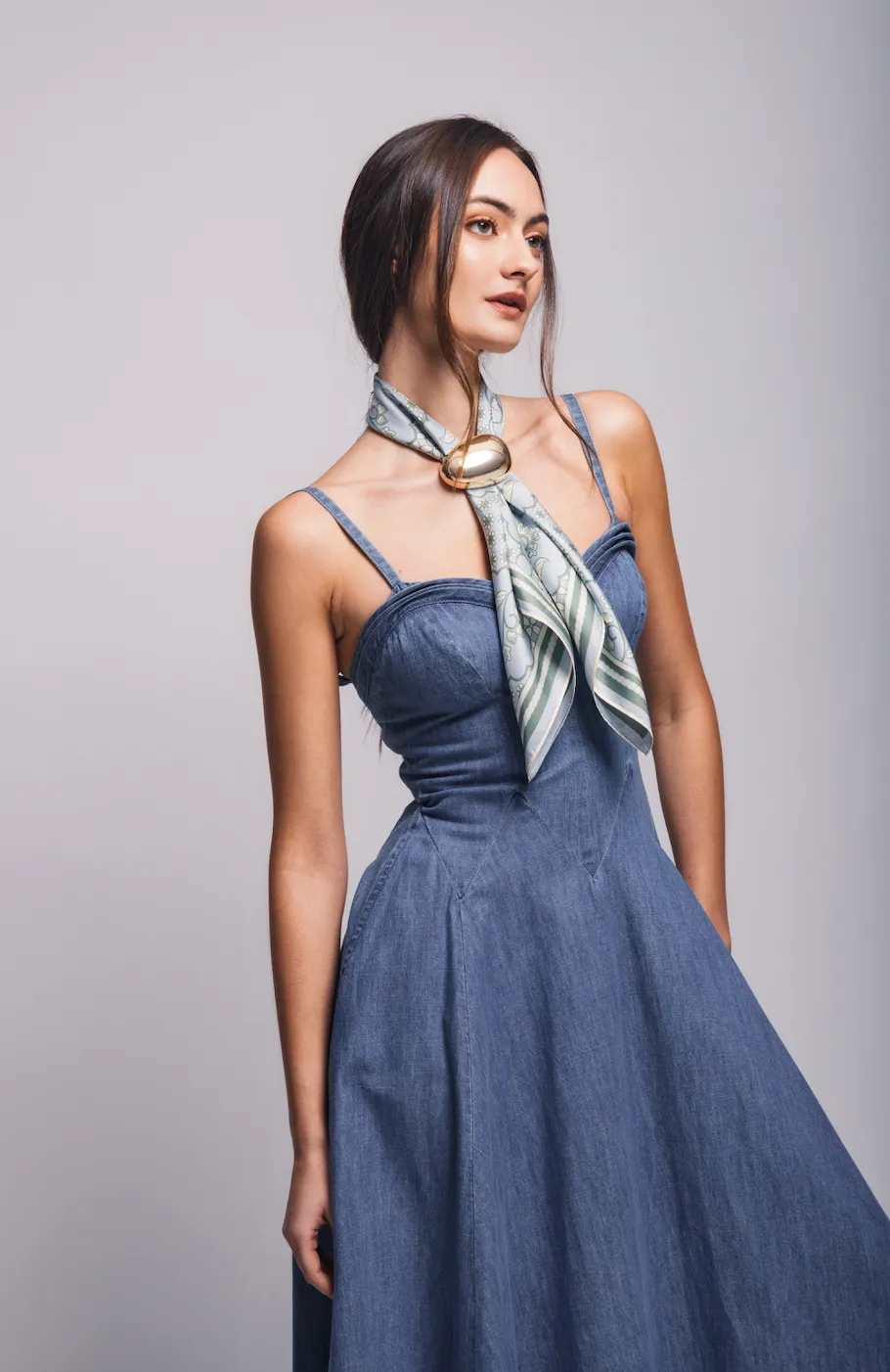 Adeline Silk Scarf sold by Bella Chic product image thumbnail 3