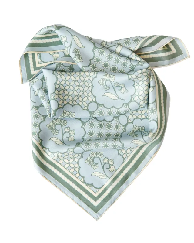 Adeline Silk Scarf made by Bella Chic