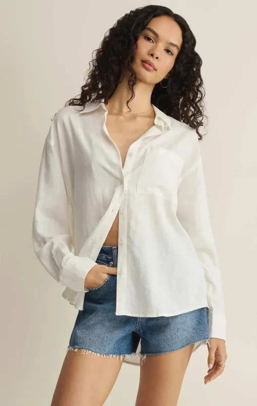 The Signature Linen Top made by Z Supply