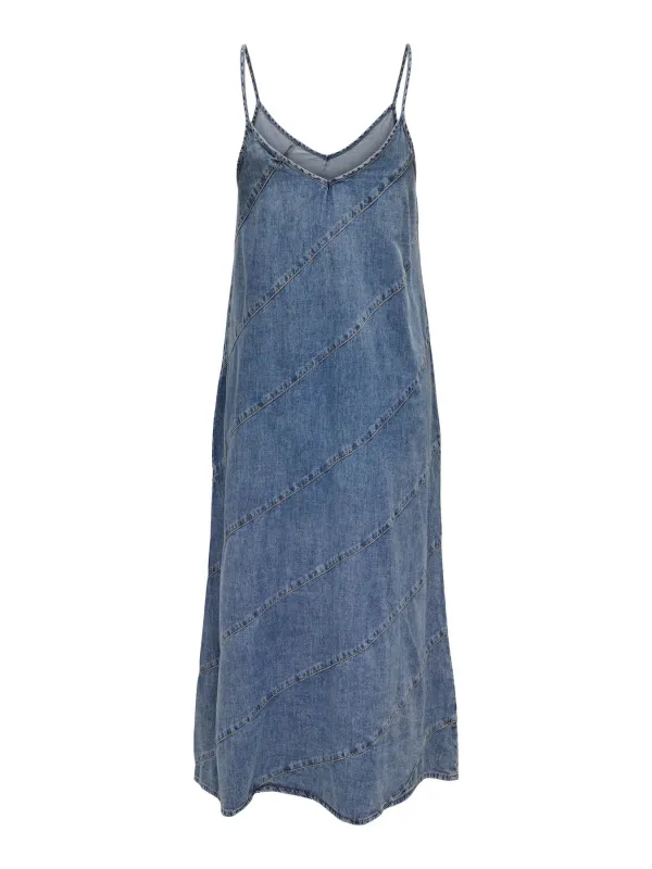 Dia Denim Maxi Dress | Light Blue Denim made by Only