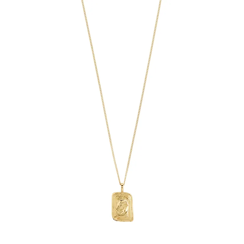 Recycled Zodiac Sign Necklace | Pisces made by Pilgrim