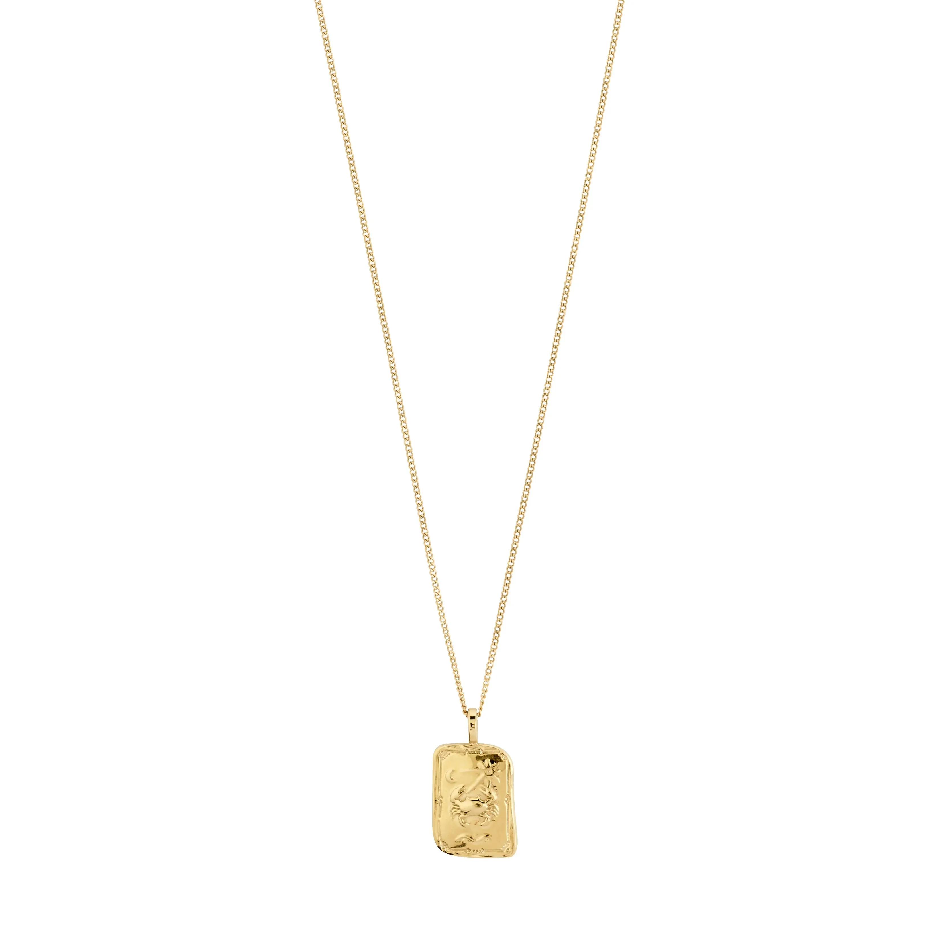 Recycled Zodiac Sign Necklace | Cancer sold by Bella Chic