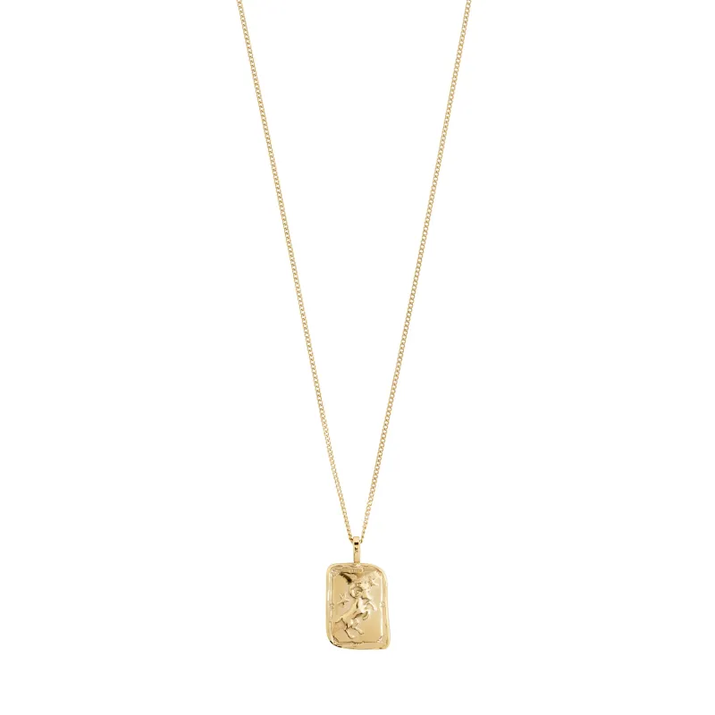 Recycled Zodiac Sign Necklace | Aries made by Pilgrim