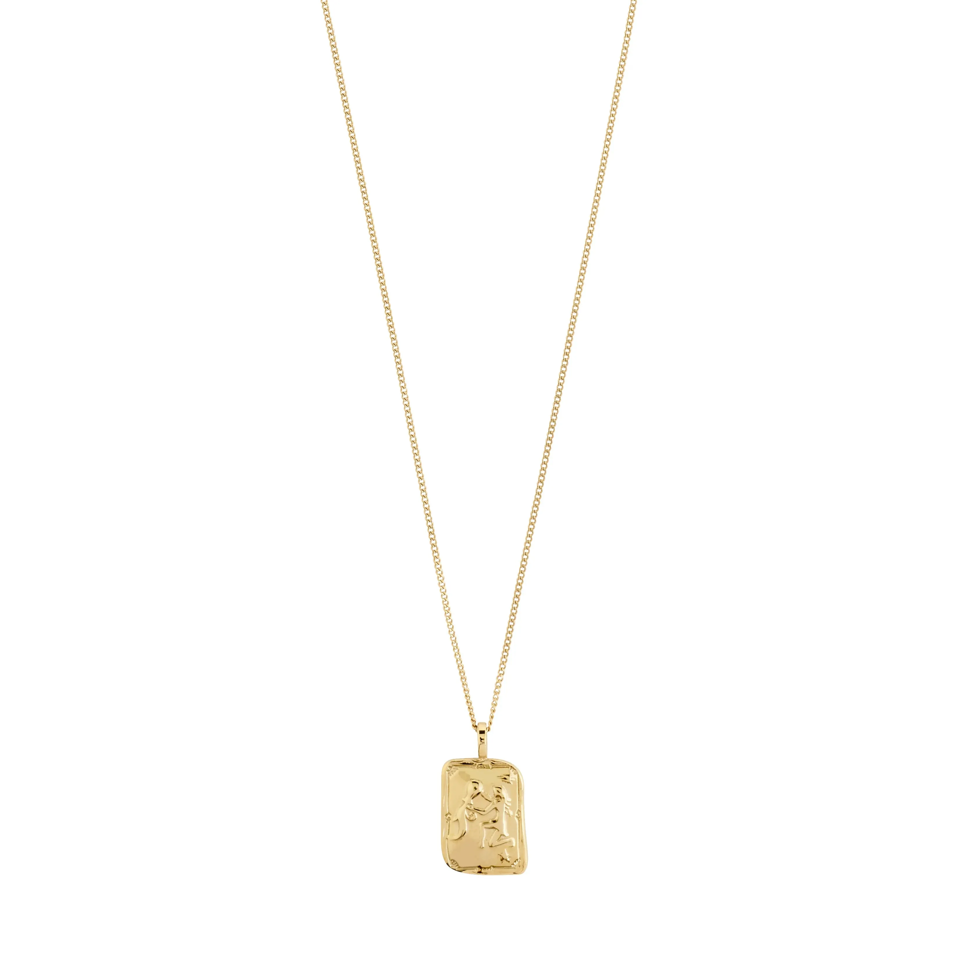 Recycled Zodiac Sign Necklace | Aquarius sold by Bella Chic