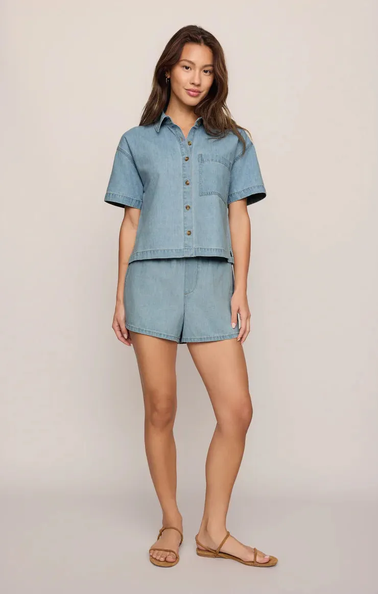Seaway Denim Short | Coastal Water sold by Bella Chic product image thumbnail 4