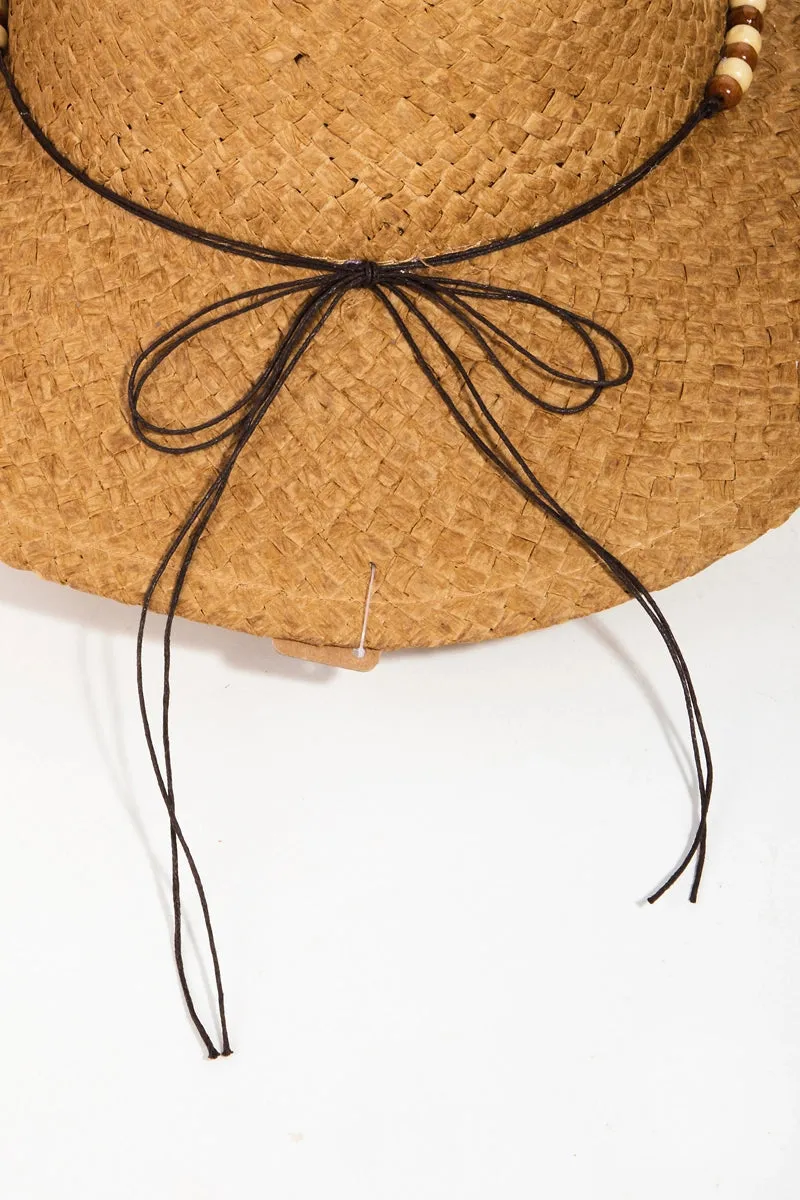 Bella Beaded Cowrie Cowboy Hat sold by Bella Chic product image thumbnail 2
