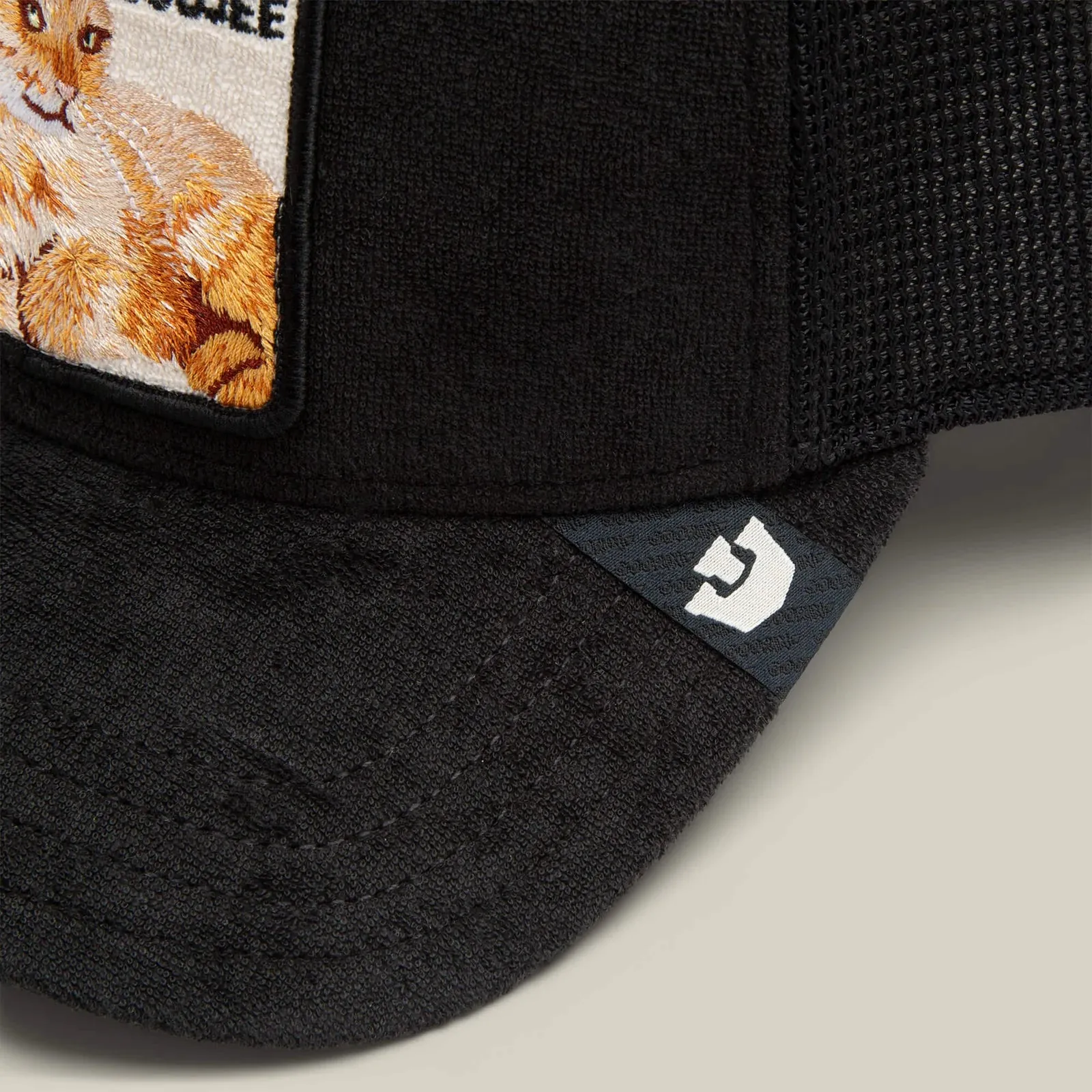 Terry Cloth Cat Trucker Hat sold by Bella Chic product image thumbnail 3