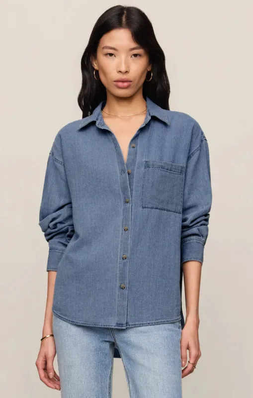 The Perfect Twill Button Up | Classic Indigo made by Z Supply