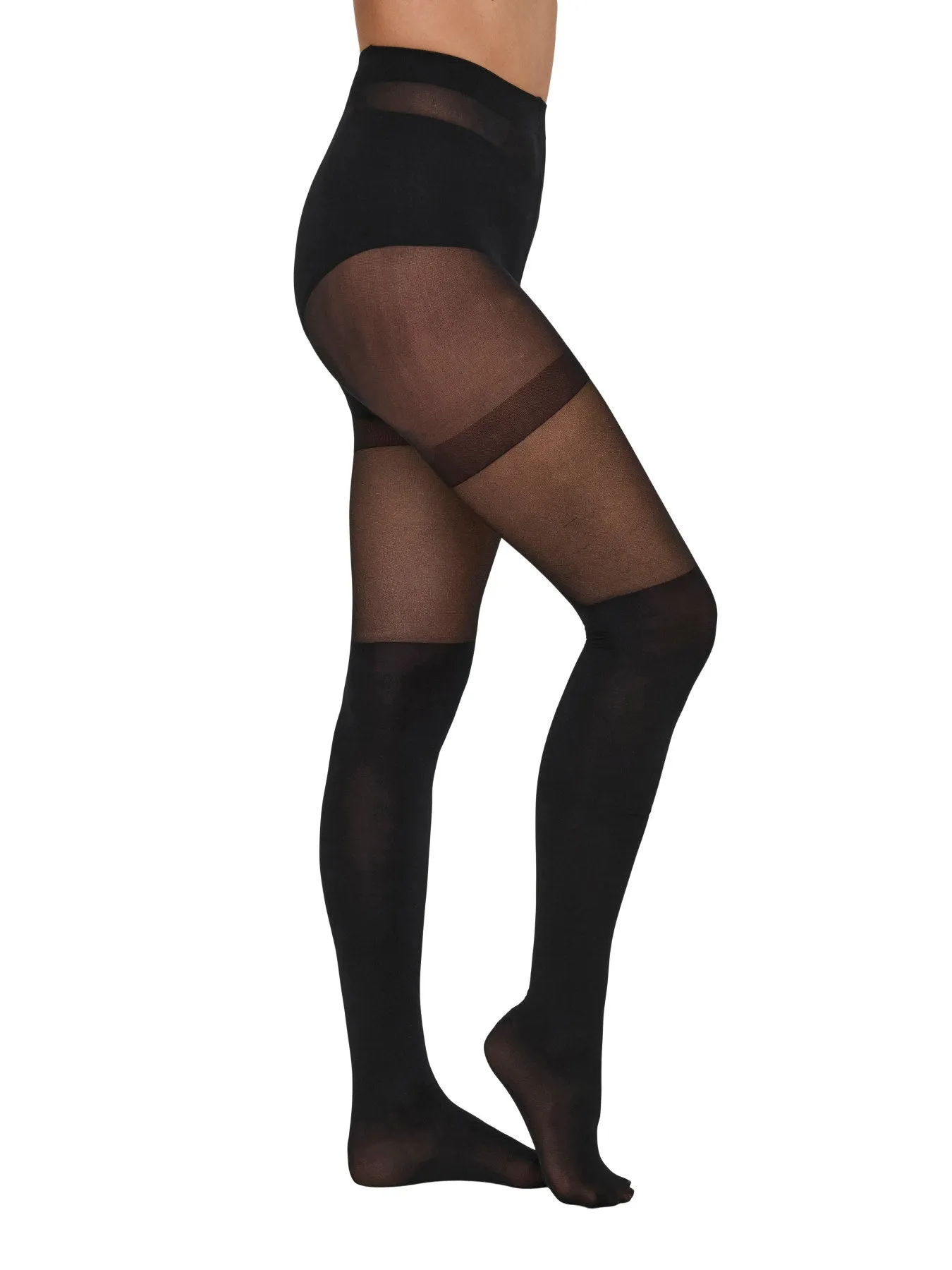 Kelly Sheer Tights | Black sold by Bella Chic product image thumbnail 2