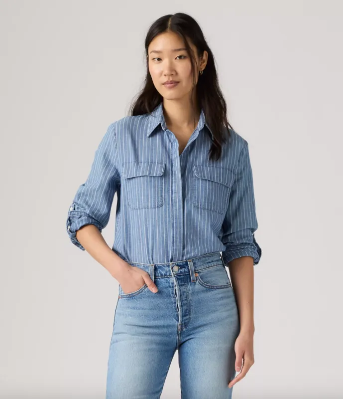 Elaine Utility Button Up Shirt | Get In Line made by Levi's