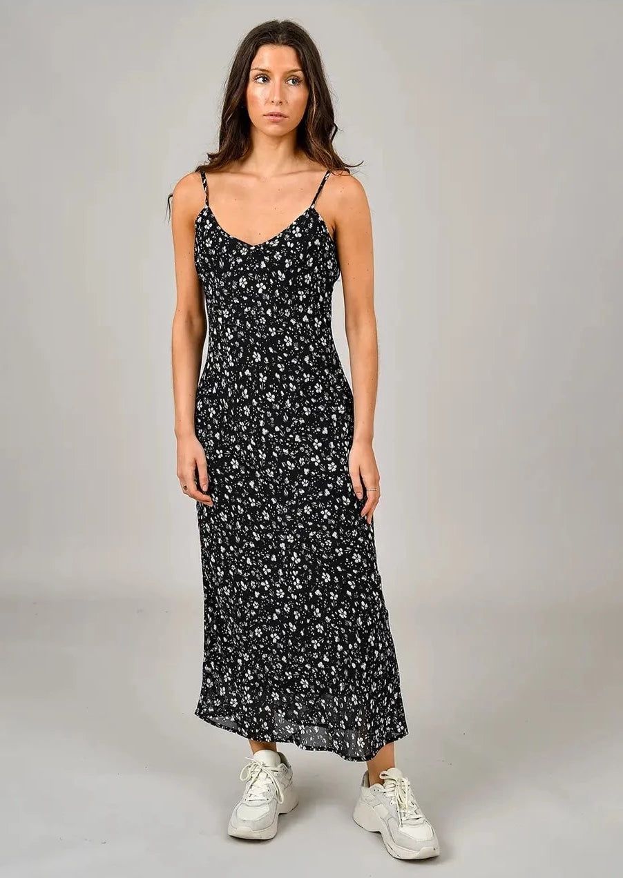 Layla Slip Printed Dress | Black/White sold by Bella Chic product image thumbnail 2
