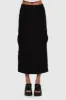 Cargo Twill Skirt | Black sold by Bella Chic