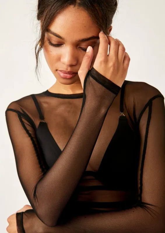 Last Layer Long Sleeve | Black sold by Bella Chic