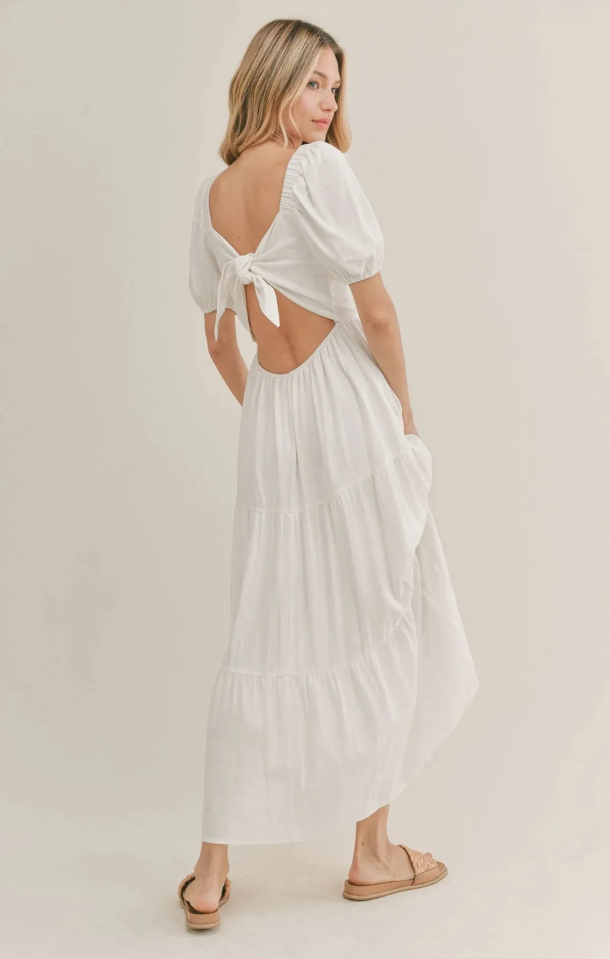 East Hampton Maxi Dress | Ivory sold by Bella Chic product image thumbnail 4