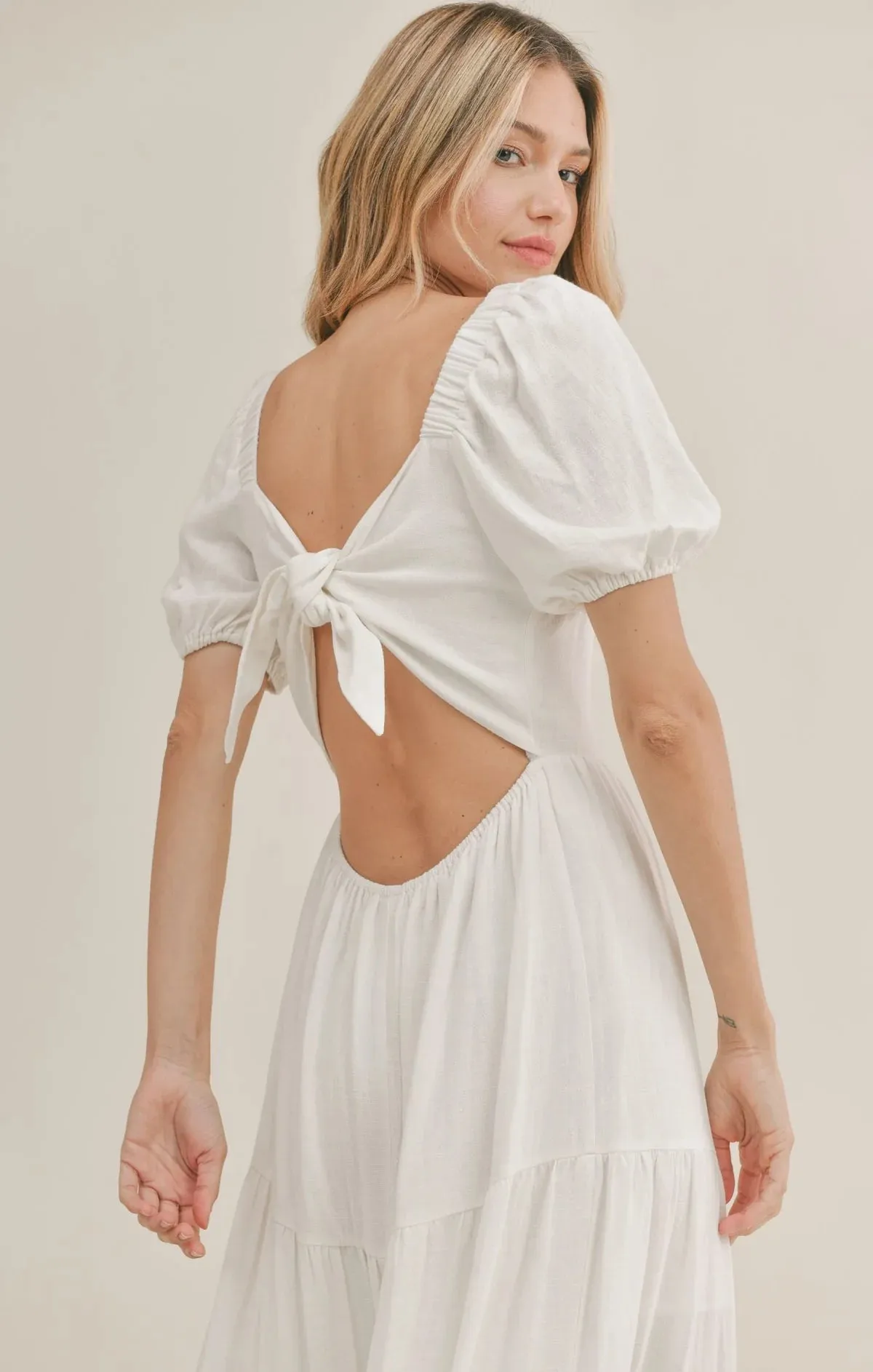 East Hampton Maxi Dress | Ivory sold by Bella Chic product image thumbnail 3