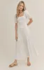 East Hampton Maxi Dress | Ivory sold by Bella Chic