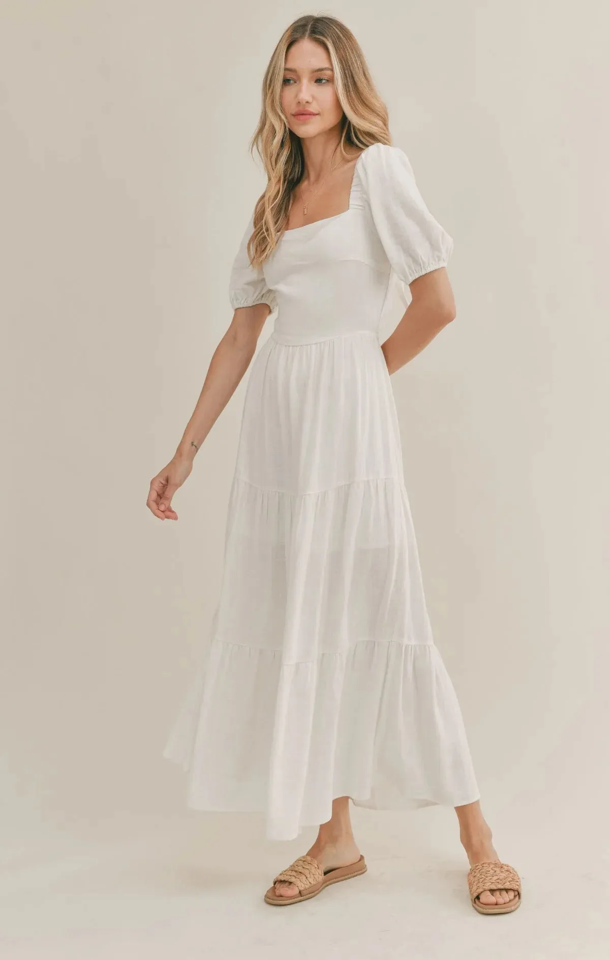 East Hampton Maxi Dress | Ivory sold by Bella Chic product image thumbnail 2
