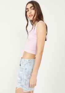 Free People Solid Rib Brami | Pink Sky sold by Bella Chic
